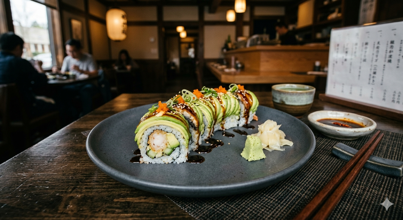 Dragon Roll (8 stk.)